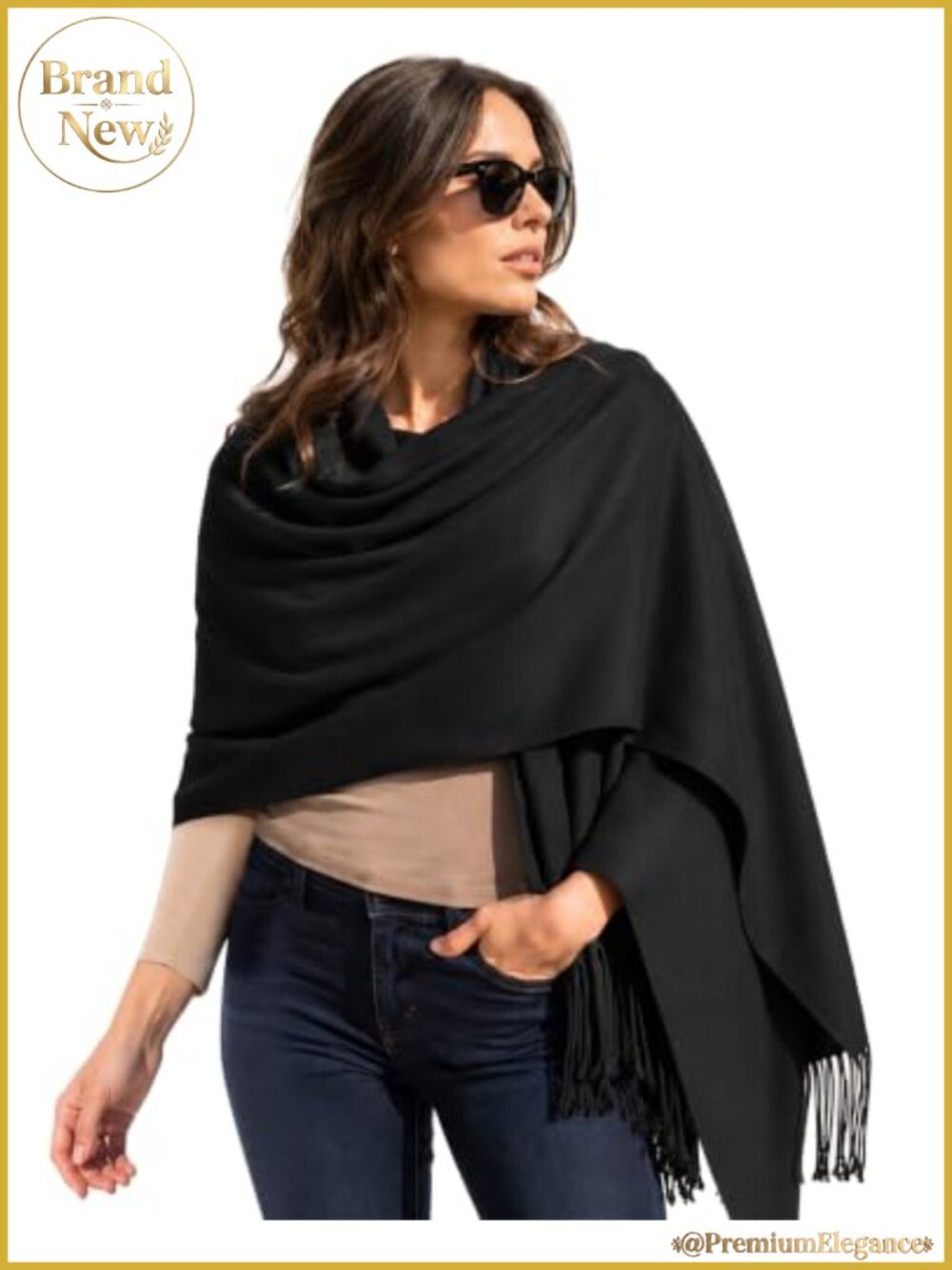 FURTALK Women's Shawl Wrap Scarf Oversized Pashmina for Wedding Travel Evening
